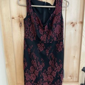 Lace medium black le chateau dress (new with tags)